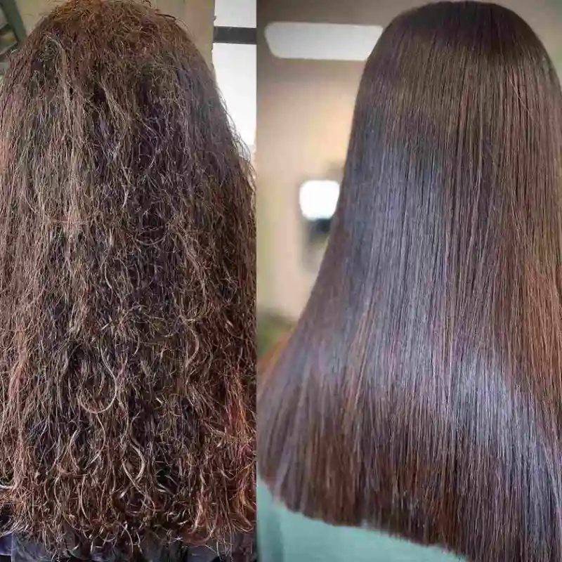 Keratin-Smoothening-Before-and-after